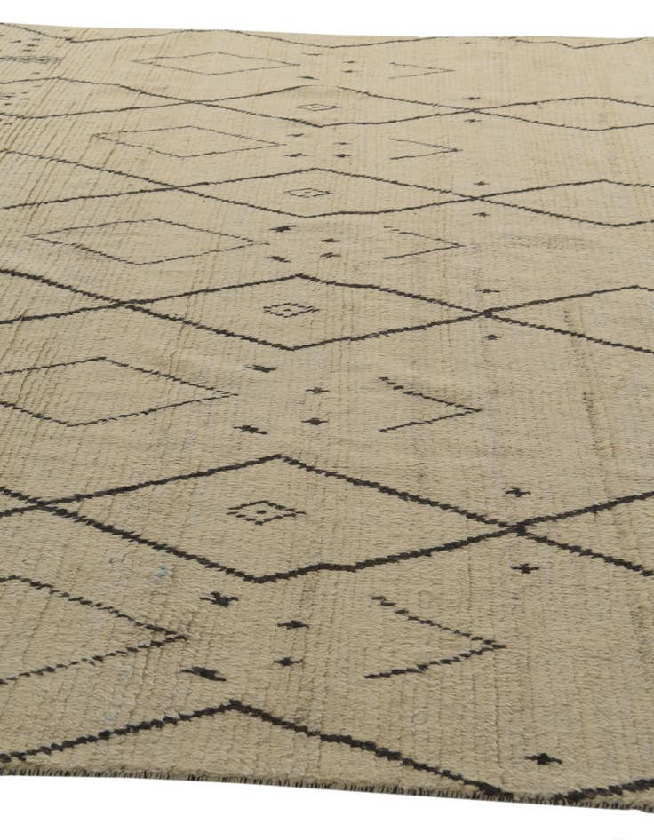 Detail image of 10' x 14' 4  Hand Knotted Moroccan Wool Rug