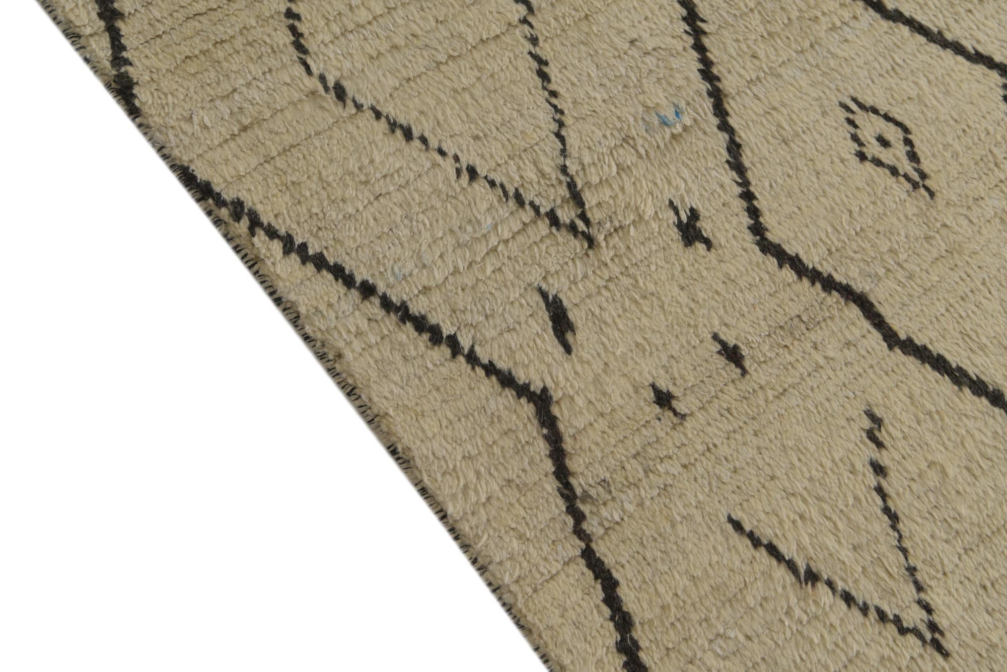 10' x 14' 4 Hand Knotted Moroccan Wool Rug