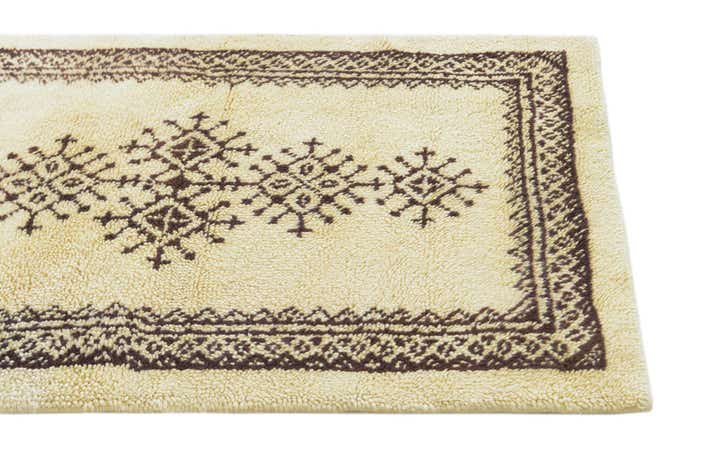 3' 5 x 5' 1 Hand Knotted Moroccan Wool Rug