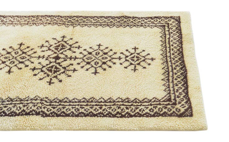 Detail image of 3' 5 x 5' 1 Hand Knotted Moroccan Wool Rug