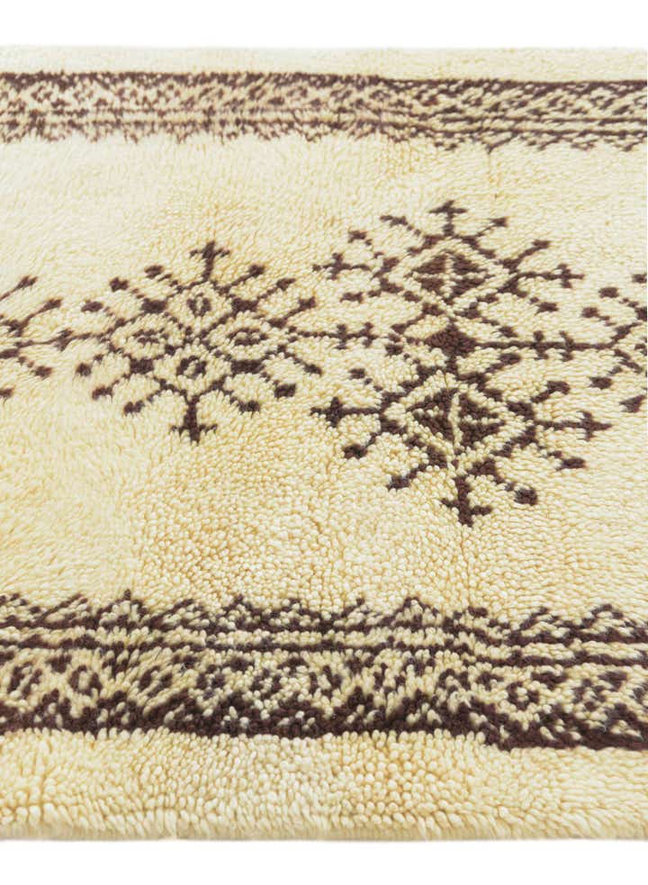 3' 5 x 5' 1 Hand Knotted Moroccan Wool Rug