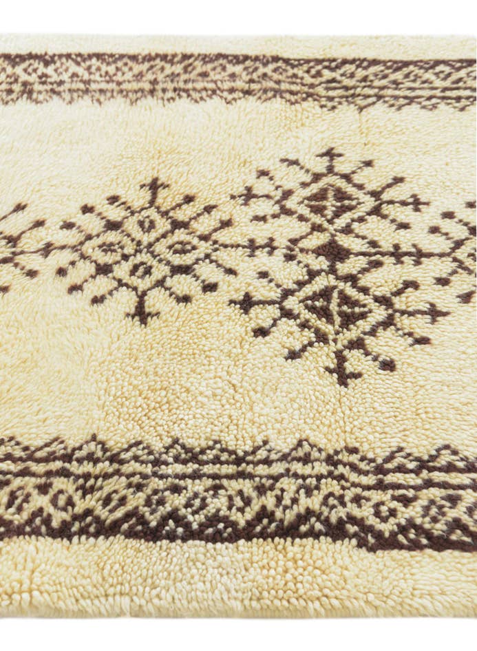 Detail image of 3' 5 x 5' 1 Hand Knotted Moroccan Wool Rug