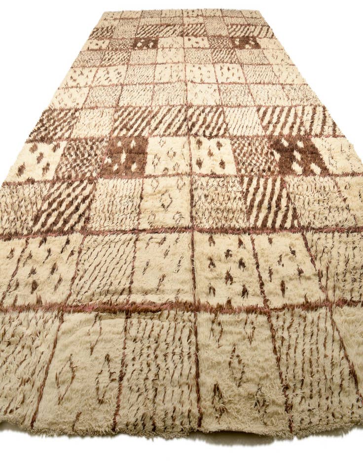 Detail image of 15' 3 x 24'  Hand Knotted Moroccan Wool Rug