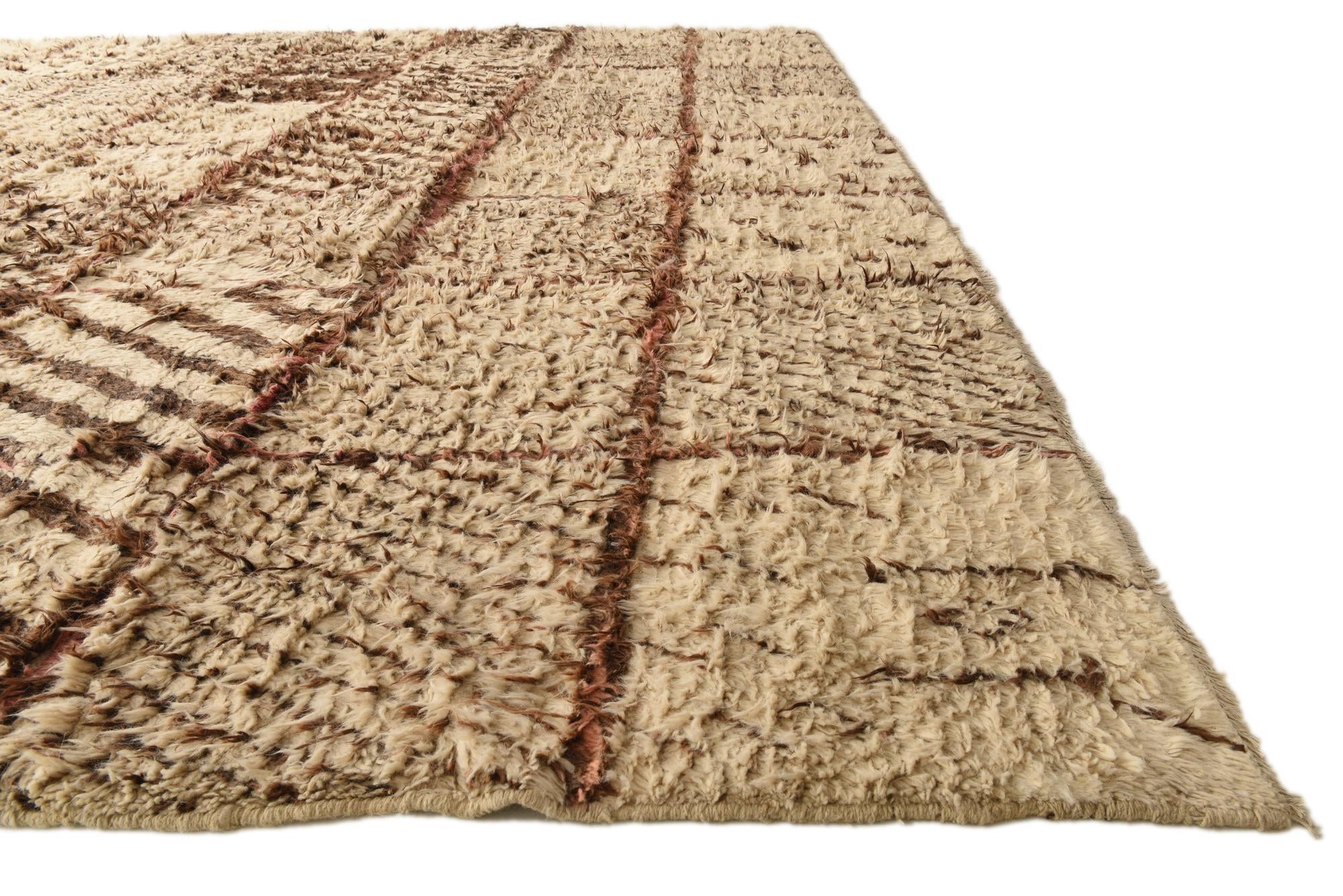15' 3 x 24' Hand Knotted Moroccan Wool Rug