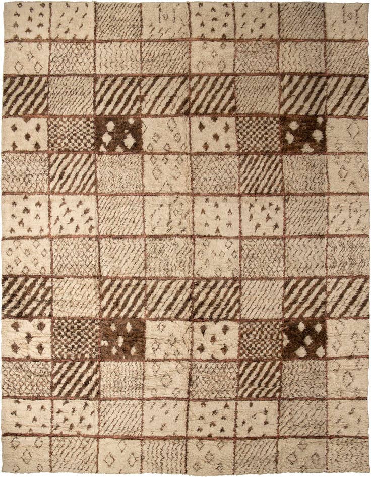 Detail image of 15' 3 x 24' Hand Knotted Moroccan Wool Rug