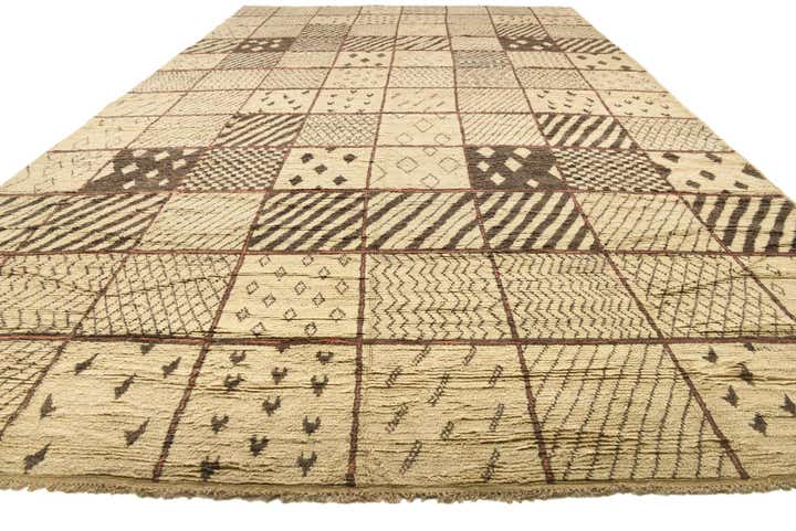 15' 3 x 24' 4 Hand Knotted Moroccan Wool Rug