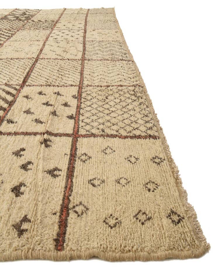 Detail image of 15' 3 x 24' 4 Hand Knotted Moroccan Wool Rug