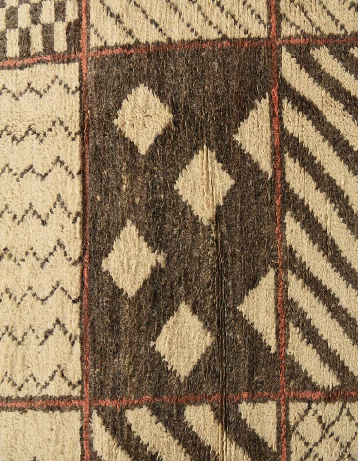 Detail image of 15' 3 x 24' 4  Hand Knotted Moroccan Wool Rug
