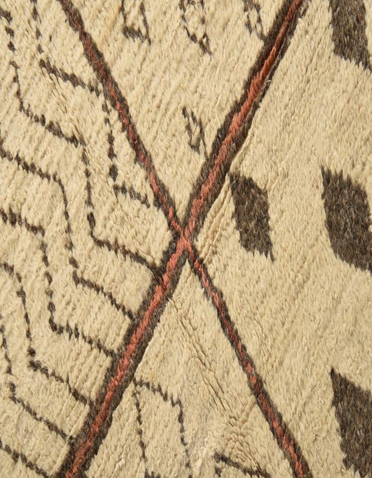 Detail image of 15' 3 x 24' 4  Hand Knotted Moroccan Wool Rug