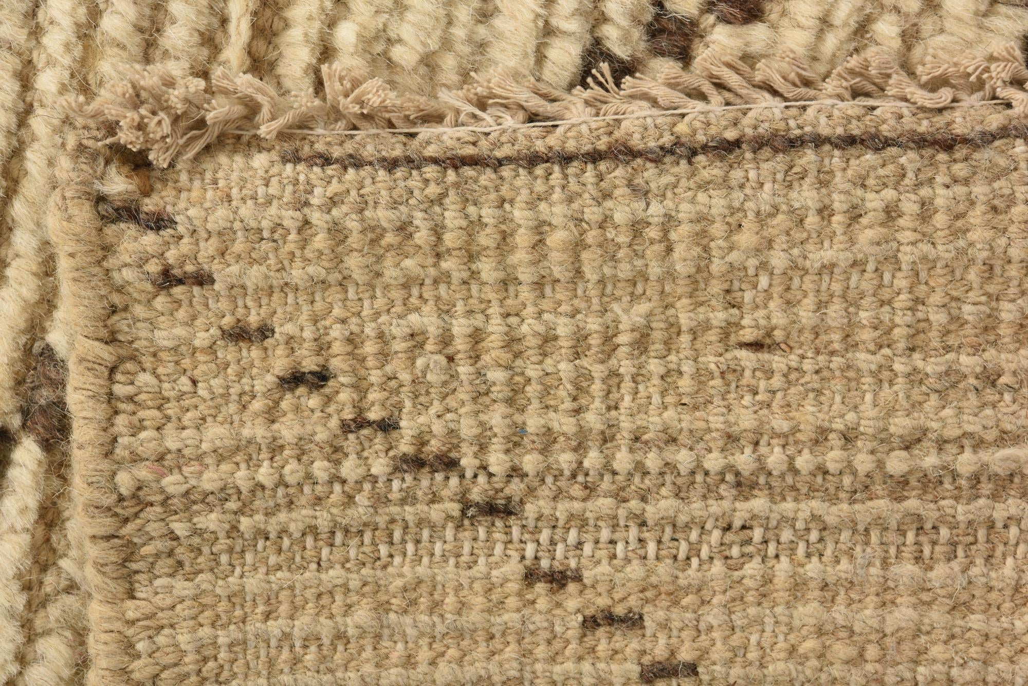 15' 10 x 24' 3 Hand Knotted Moroccan Wool Rug