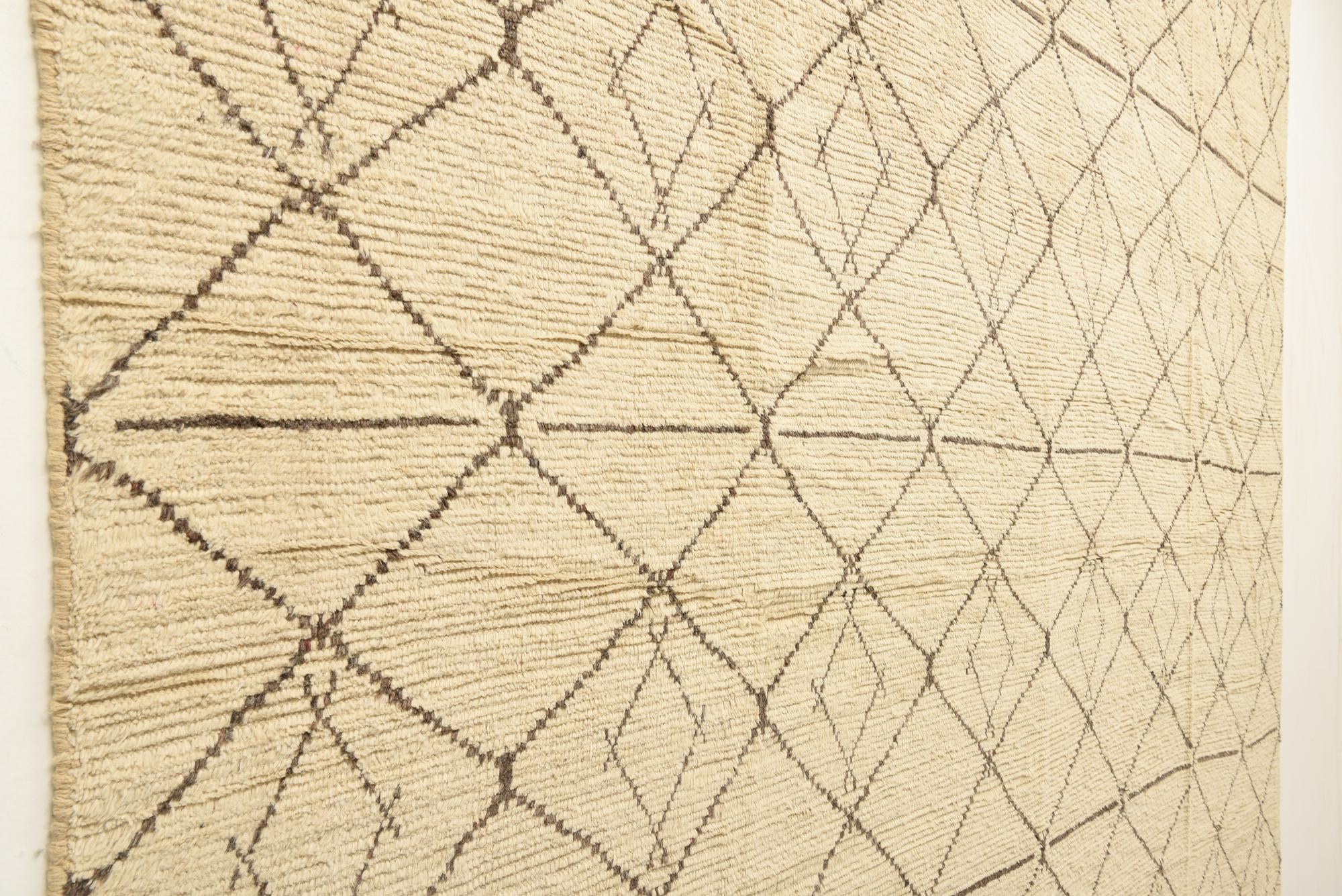 15' 10 x 24' 3 Hand Knotted Moroccan Wool Rug