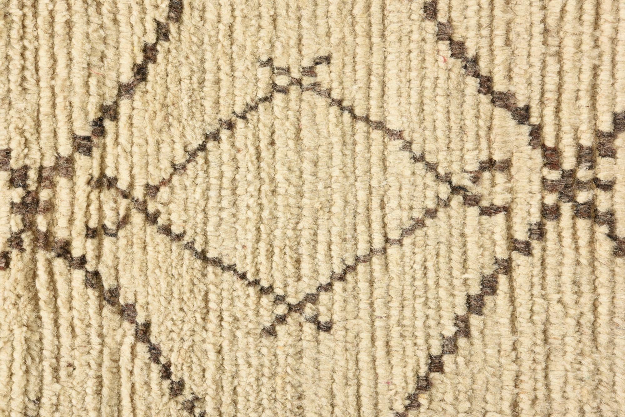 15' 10 x 24' 3 Hand Knotted Moroccan Wool Rug