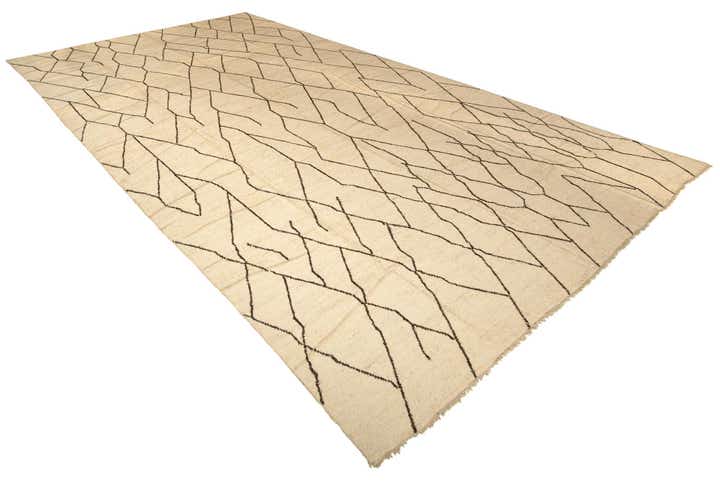 16' 1 x 24' 7 Hand Knotted Moroccan Wool Rug