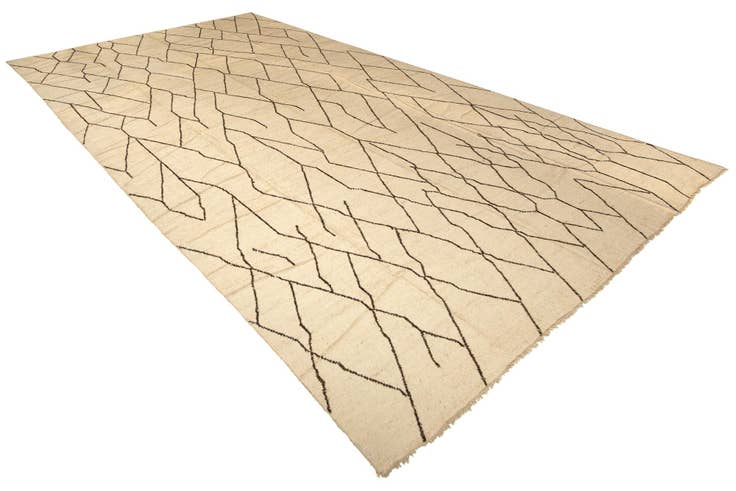 Detail image of 16' 1 x 24' 7 Hand Knotted Moroccan Wool Rug