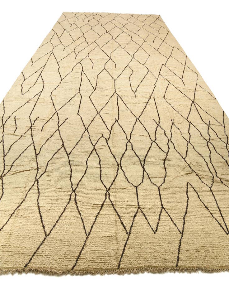 Detail image of 16' 1 x 24' 7  Hand Knotted Moroccan Wool Rug