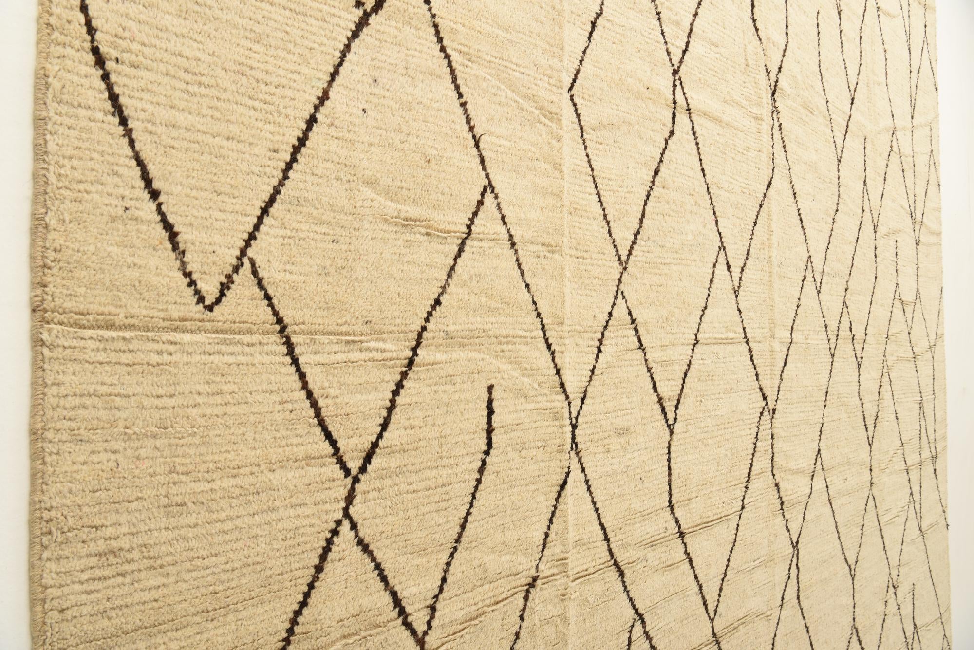 16' 1 x 24' 7 Hand Knotted Moroccan Wool Rug