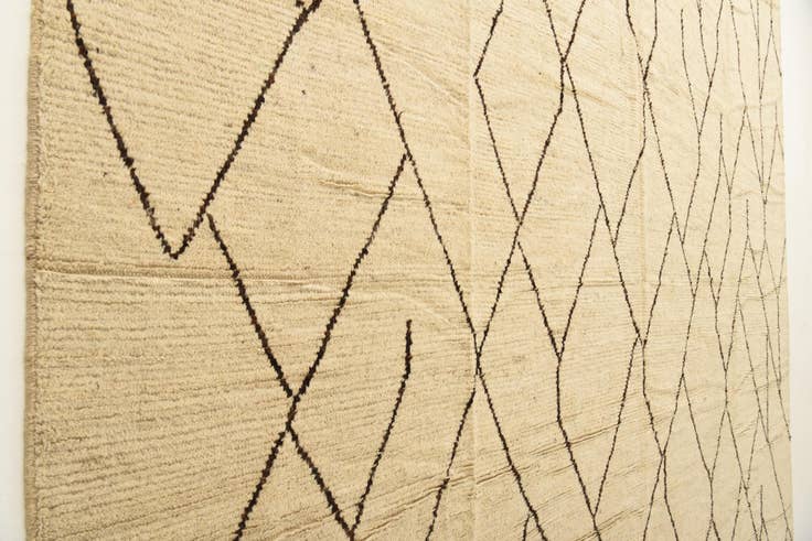 Detail image of 16' 1 x 24' 7 Hand Knotted Moroccan Wool Rug