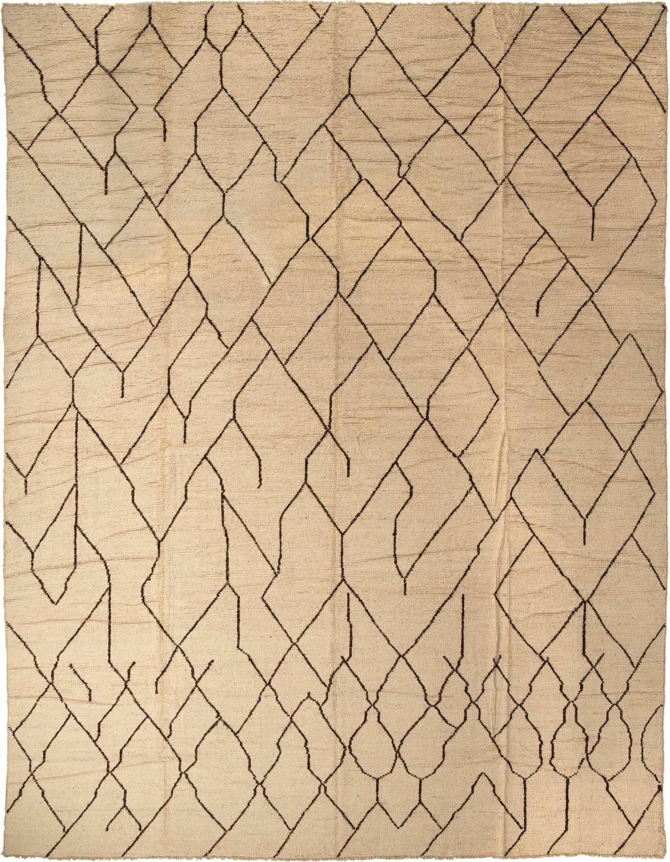 16' 1 x 24' 7 Hand Knotted Moroccan Wool Rug