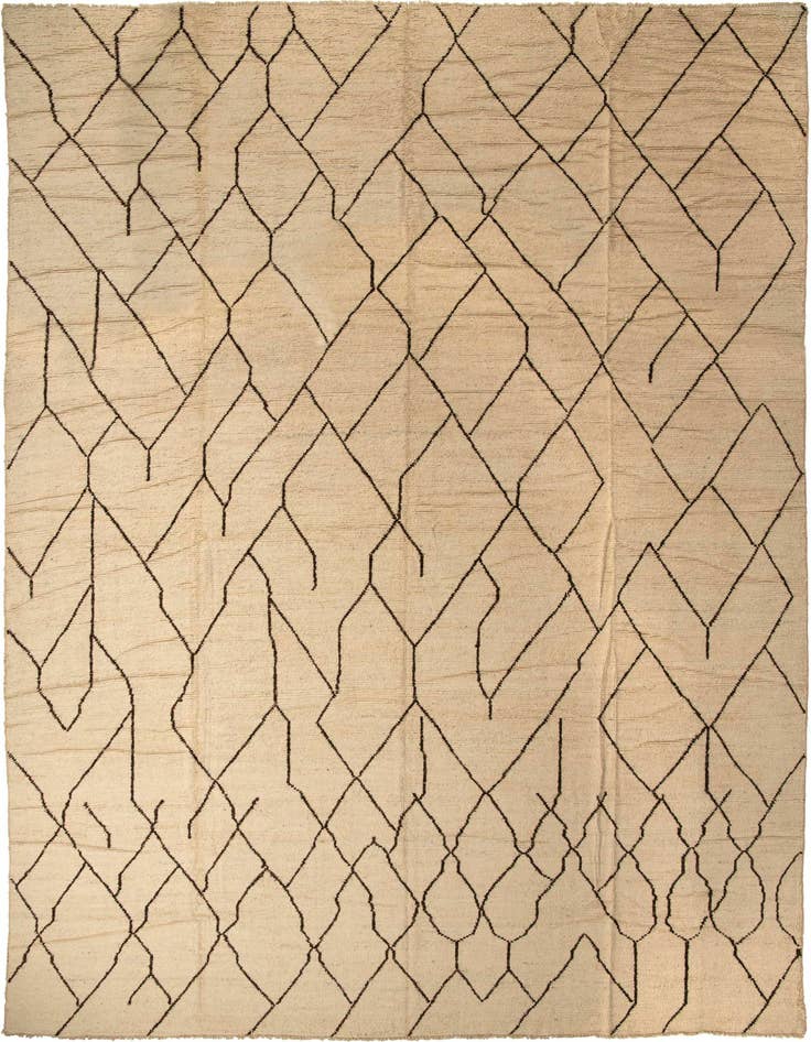 Detail image of 16' 1 x 24' 7 Hand Knotted Moroccan Wool Rug