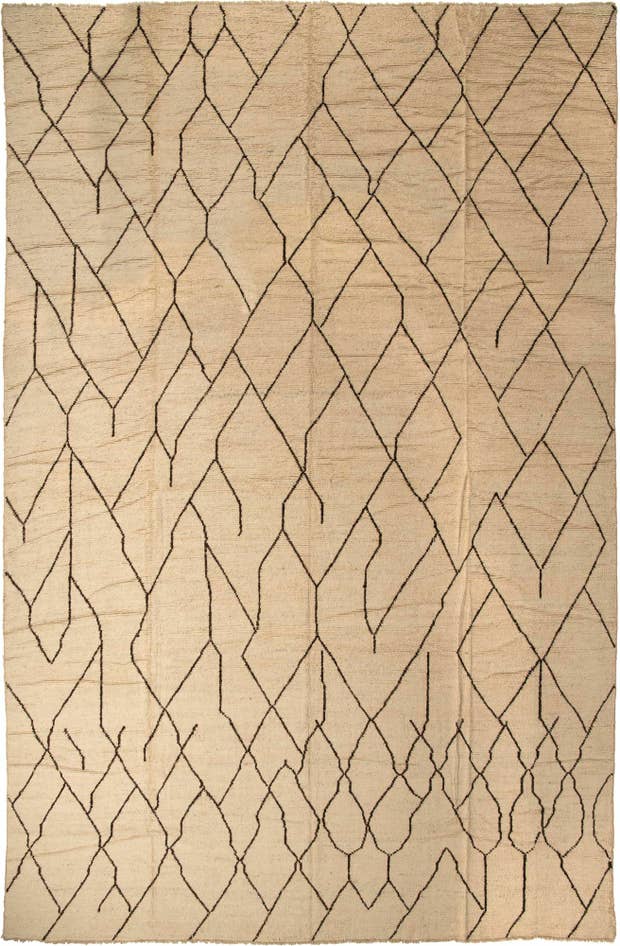 Detail image of 16' 1 x 24' 7 Hand Knotted Moroccan Wool Rug