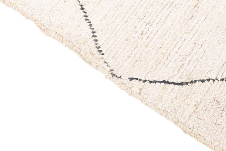 6' 4 x 8' 5 Hand Knotted Moroccan Wool Rug