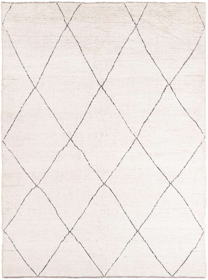 6' 4 x 8' 5 Hand Knotted Moroccan Wool Rug