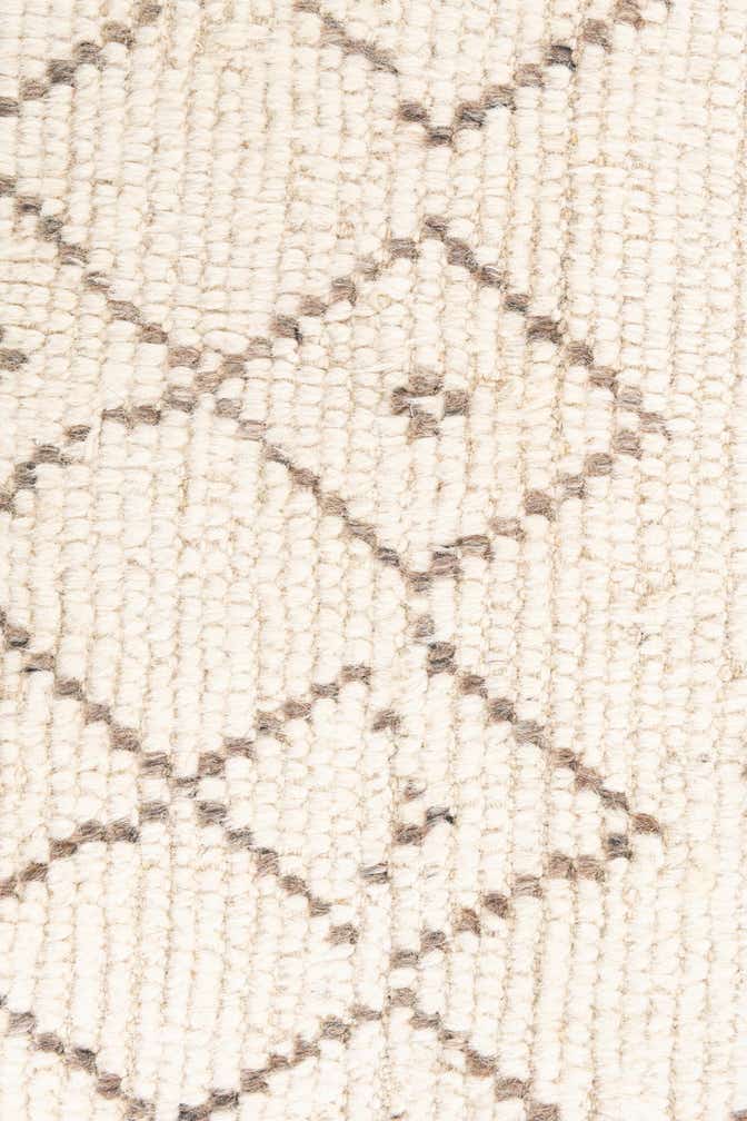 4' 3 x 7' 1 Hand Knotted Moroccan Wool Rug