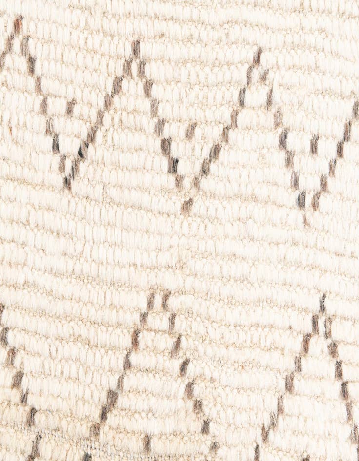 Detail image of 4' 3 x 7' 1  Hand Knotted Moroccan Wool Rug