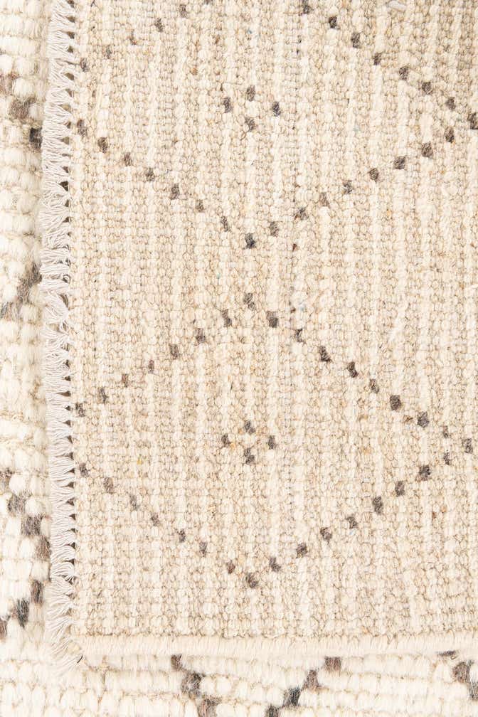 4' 3 x 7' 1 Hand Knotted Moroccan Wool Rug