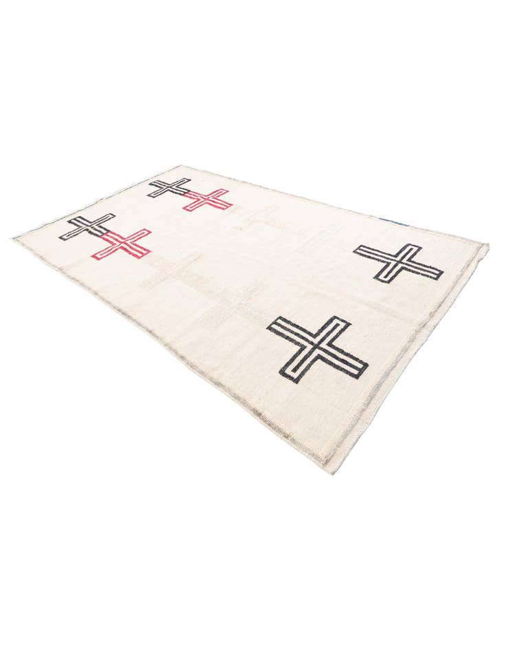 Detail image of 5' 8 x 9' 5  Hand Knotted Moroccan Wool Rug