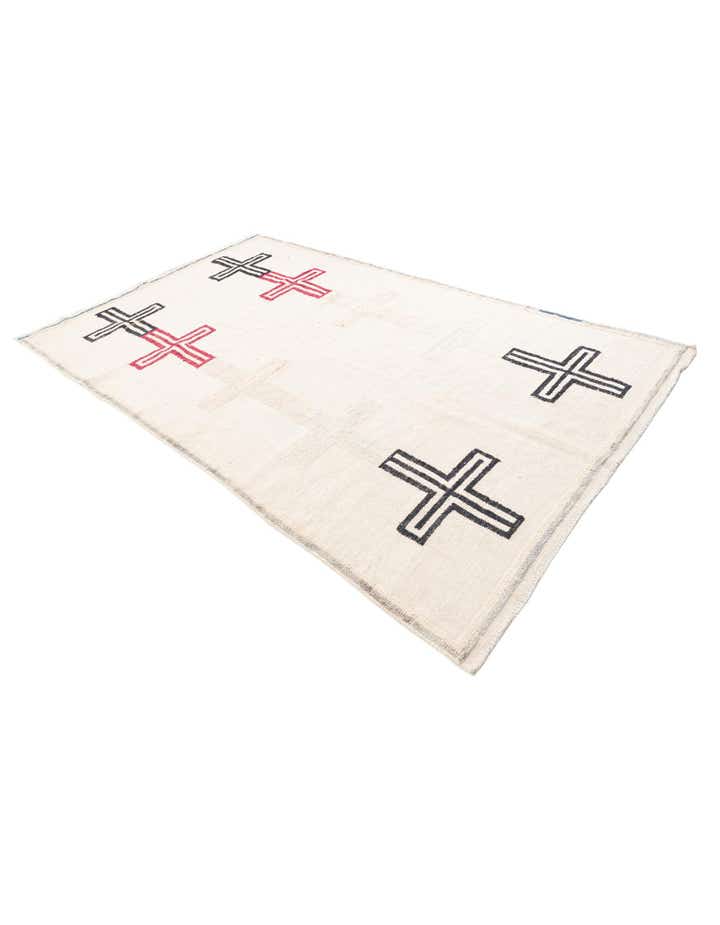 5' 8 x 9' 5 Hand Knotted Moroccan Wool Rug