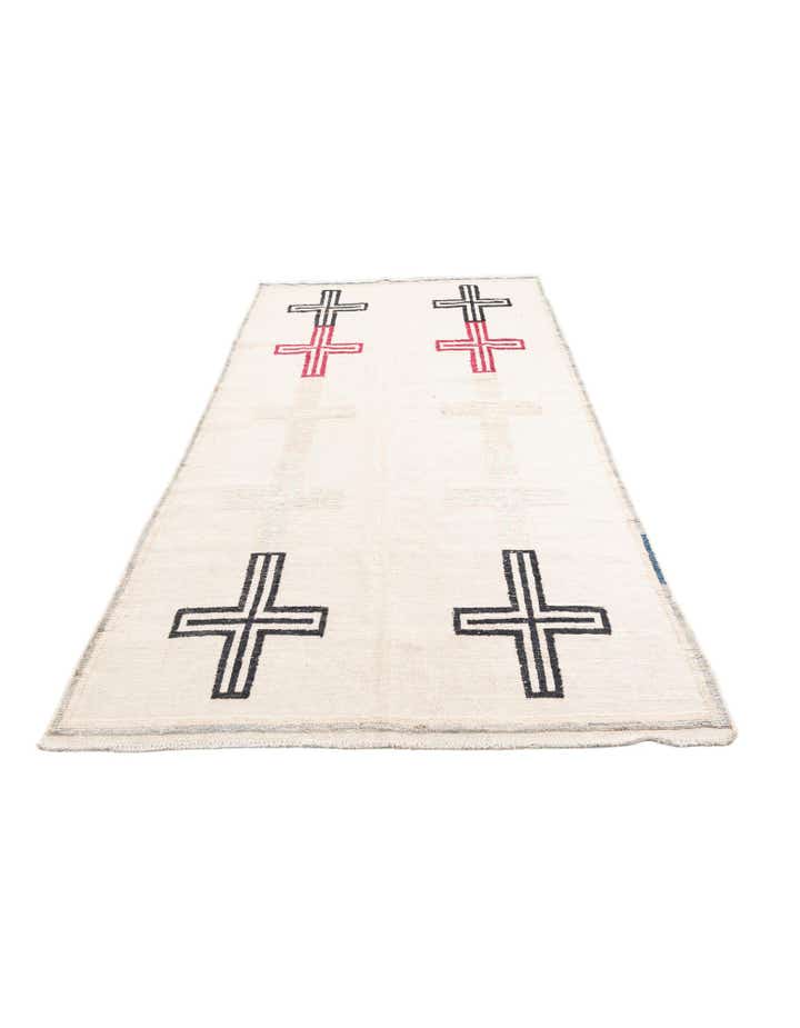 5' 8 x 9' 5 Hand Knotted Moroccan Wool Rug