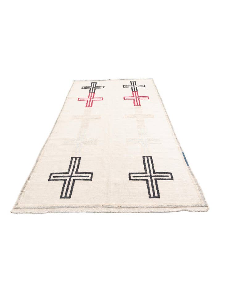 Detail image of 5' 8 x 9' 5 Hand Knotted Moroccan Wool Rug