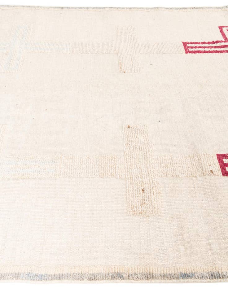 Detail image of 5' 8 x 9' 5  Hand Knotted Moroccan Wool Rug