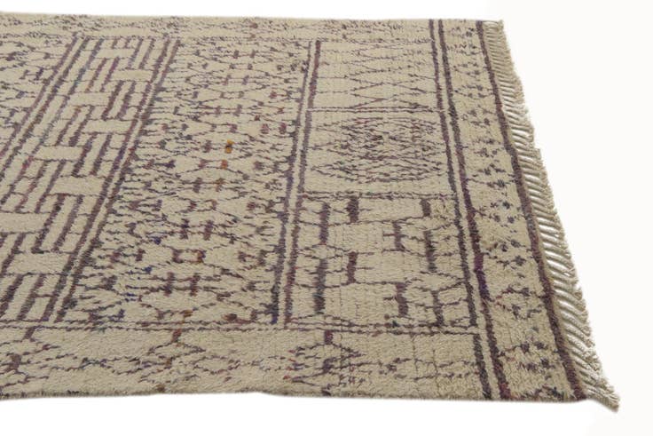 Detail image of 6' x 9' 1 Hand Knotted Moroccan Wool Rug