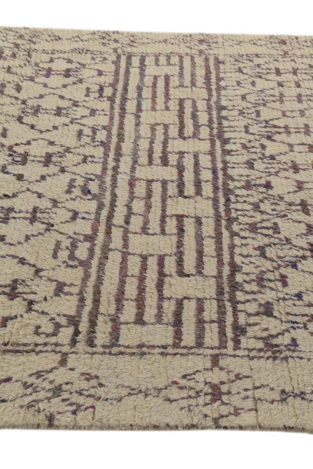 Detail image of 6' x 9' 1 Hand Knotted Moroccan Wool Rug