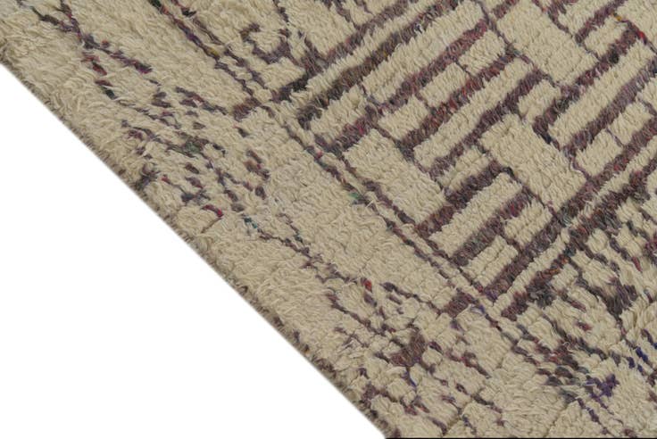 Detail image of 6' x 9' 1 Hand Knotted Moroccan Wool Rug