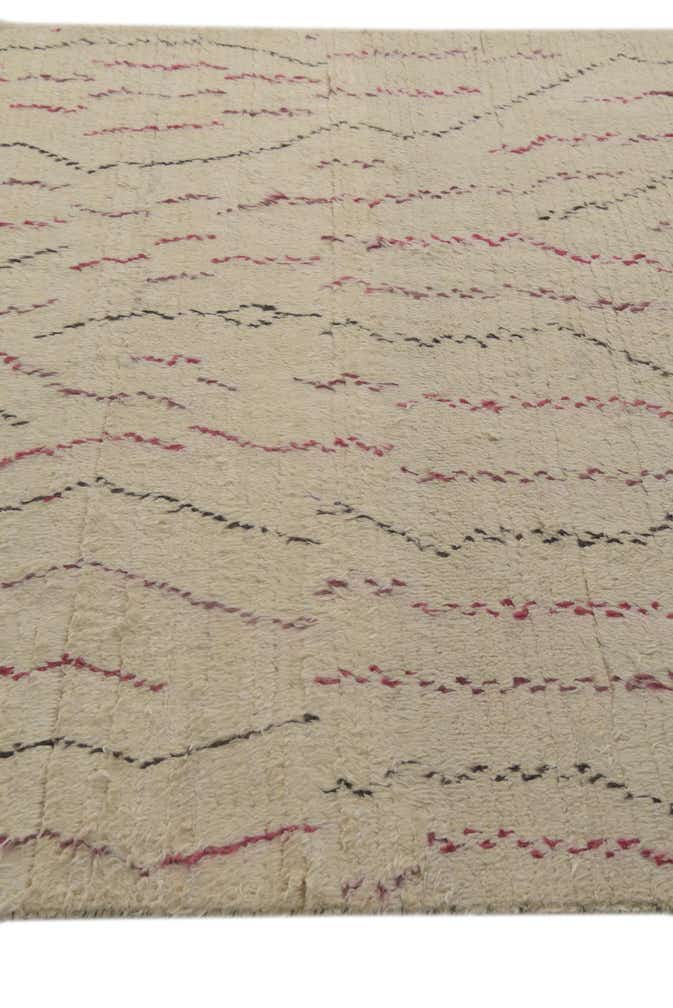 5' 10 x 9' 2 Hand Knotted Moroccan Wool Rug