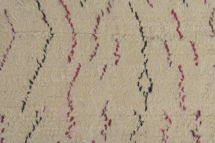 5' 10 x 9' 2 Hand Knotted Moroccan Wool Rug