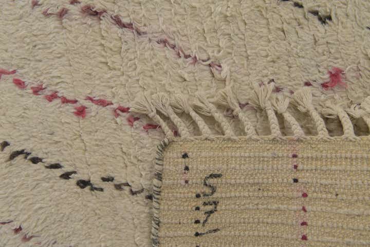 5' 10 x 9' 2 Hand Knotted Moroccan Wool Rug