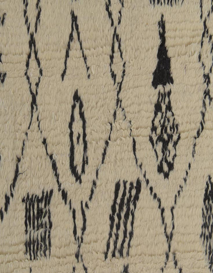 Detail image of 8' x 10' 6  Hand Knotted Moroccan Wool Rug
