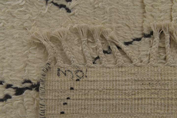 8' x 10' 6 Hand Knotted Moroccan Wool Rug