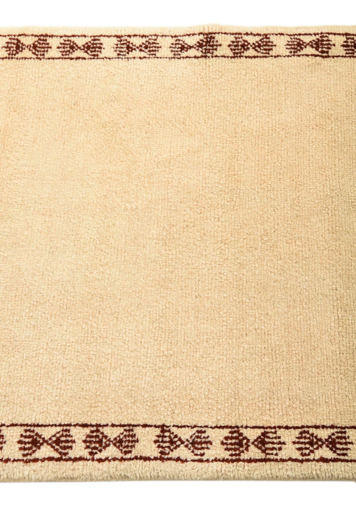 2' 8 x 5' 1 Hand Knotted Moroccan Wool Rug