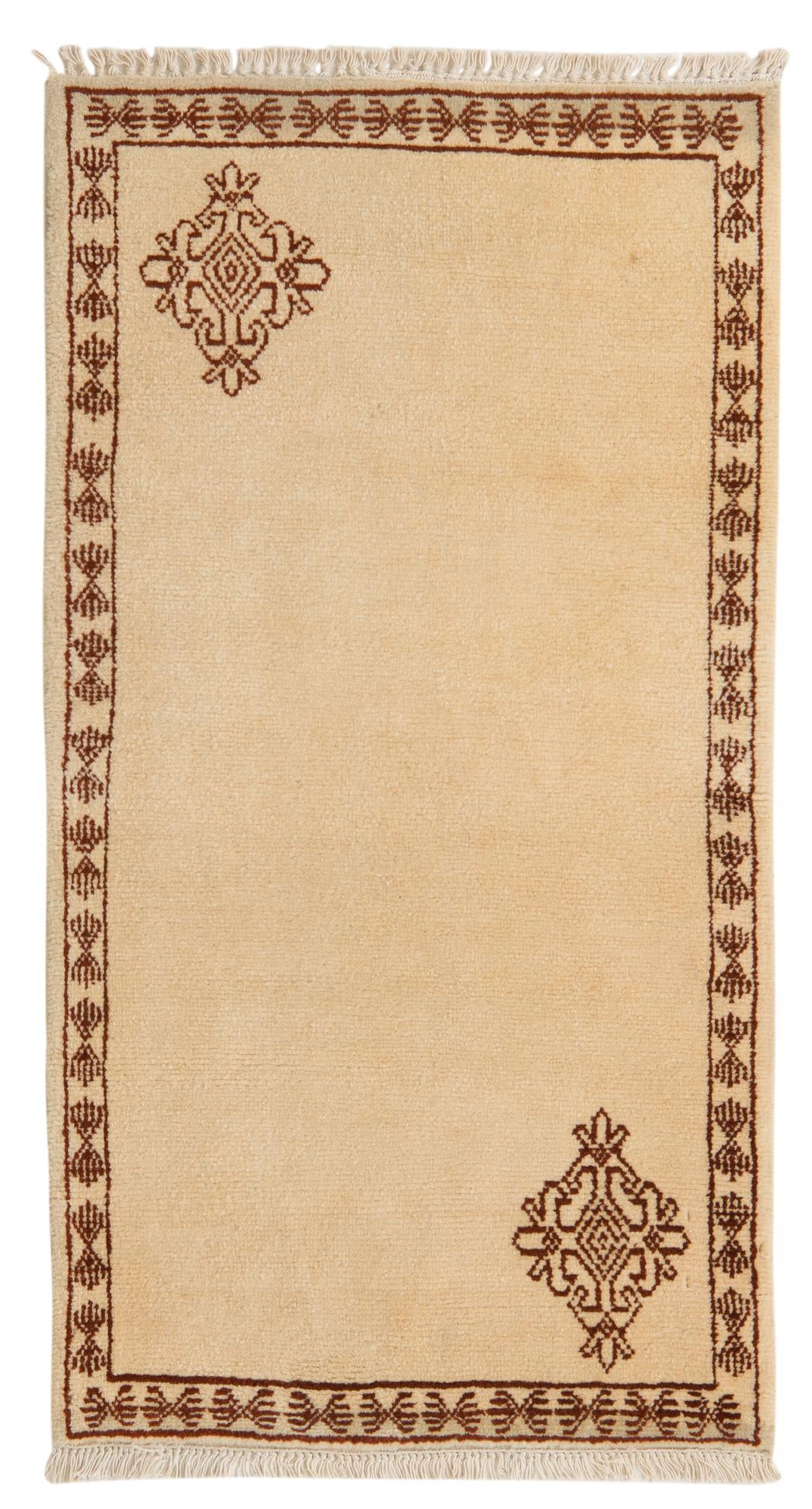 2' 8 x 5' 1 Hand Knotted Moroccan Wool Rug