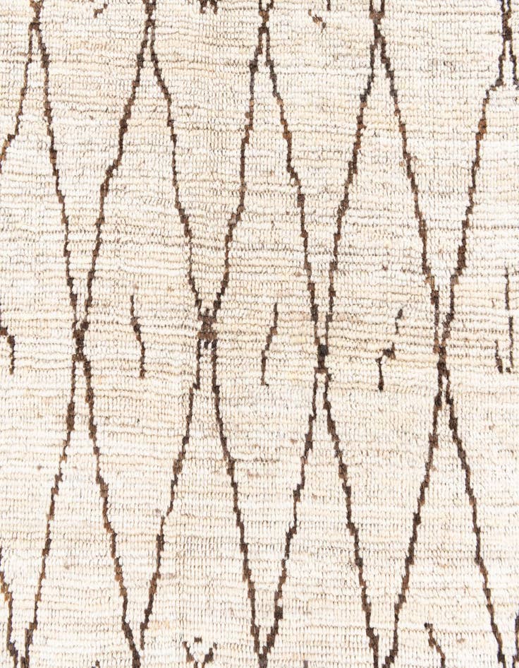 Detail image of 4' 2 x 6' 3  Hand Knotted Moroccan Wool Rug