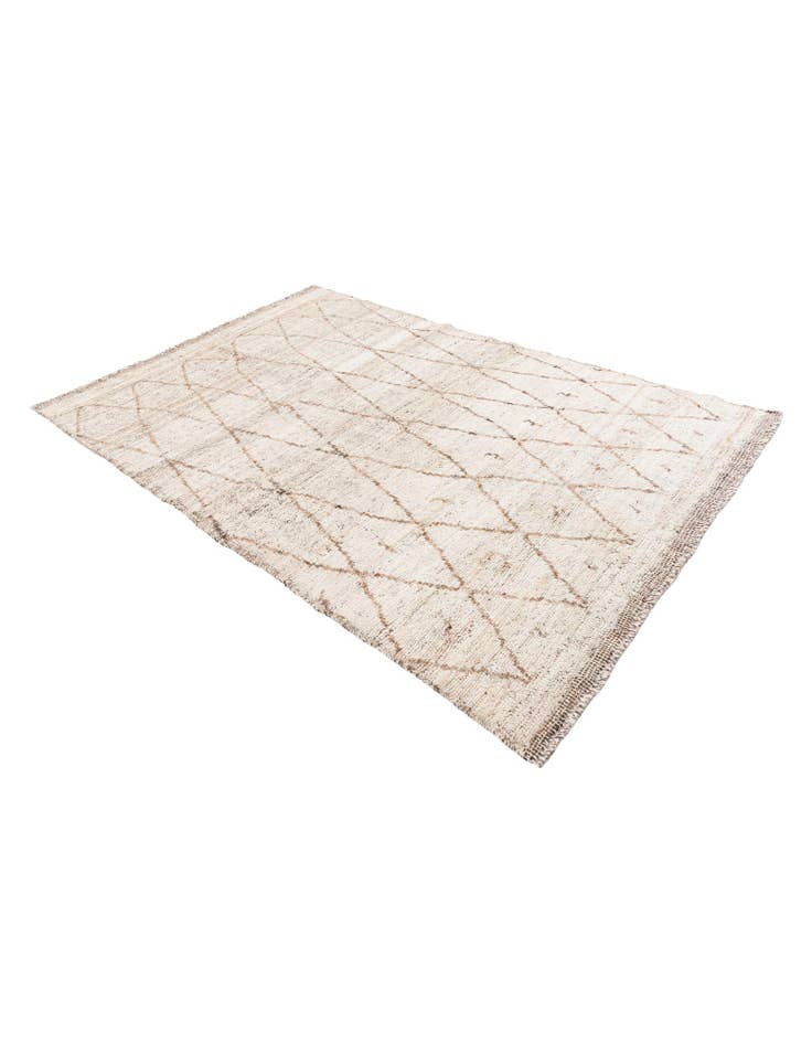 Detail image of 5' x 7' 6  Hand Knotted Moroccan Wool Rug