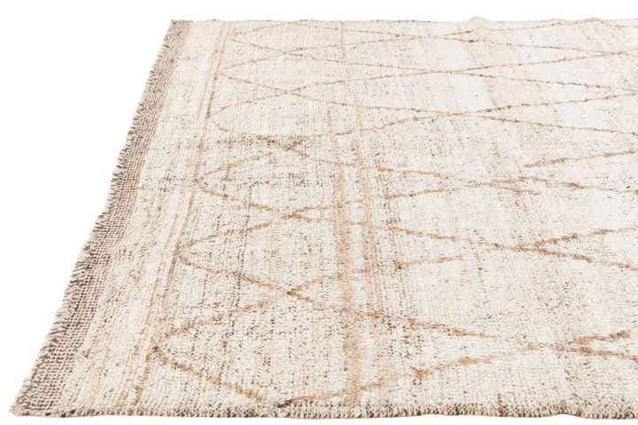 5' x 7' 6 Hand Knotted Moroccan Wool Rug