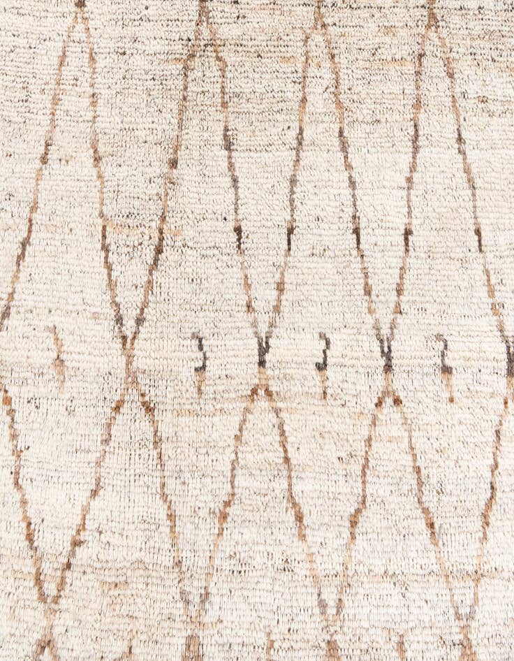 Detail image of 5' x 7' 6  Hand Knotted Moroccan Wool Rug