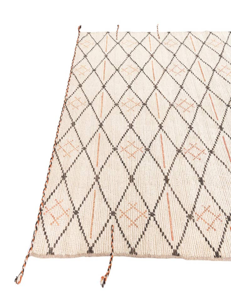 Detail image of 6' x 9' Hand Knotted Moroccan Wool Rug