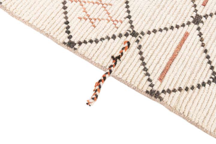 6' x 9' Hand Knotted Moroccan Wool Rug